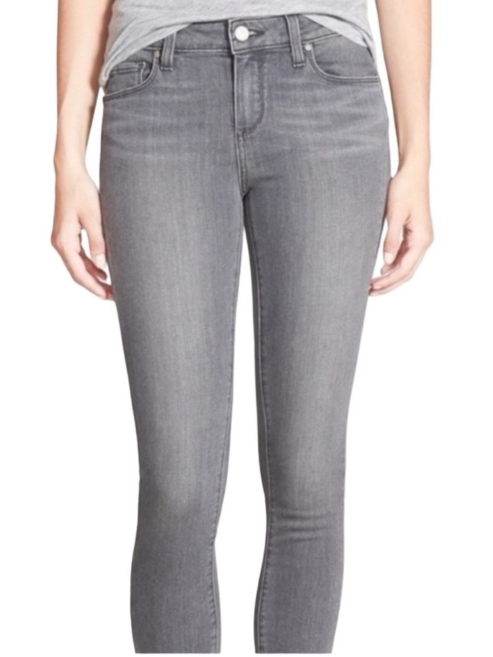 EUC‎ Madewell Skinny Skinny Gray Jeans 27 x 32